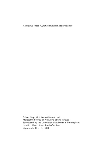 Segmented Negative Strand Viruses. Arenaviruses, Bunyaviruses, and Orthomyxoviruses