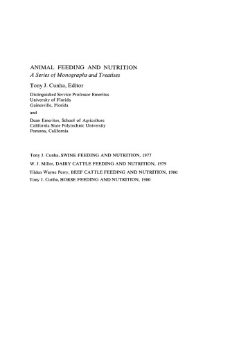 Horse Feeding and Nutrition