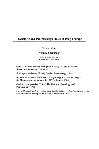 The Pathophysiology and Pharmacotherapy of Myocardial Infarction