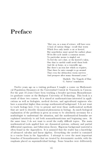 Dynamical models in biology