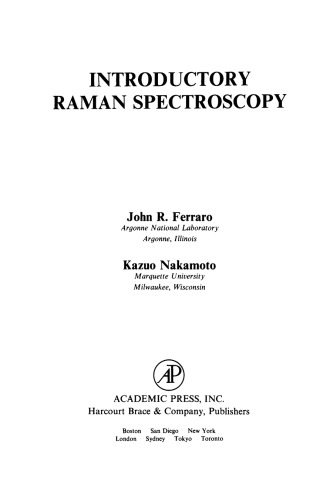 Introductory Raman Spectroscopy