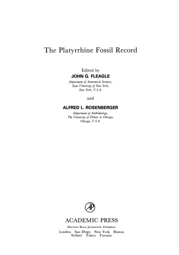 The Platyrrhine Fossil Record