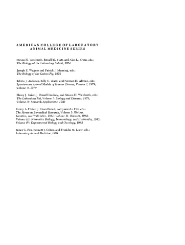 Laboratory Animal Medicine