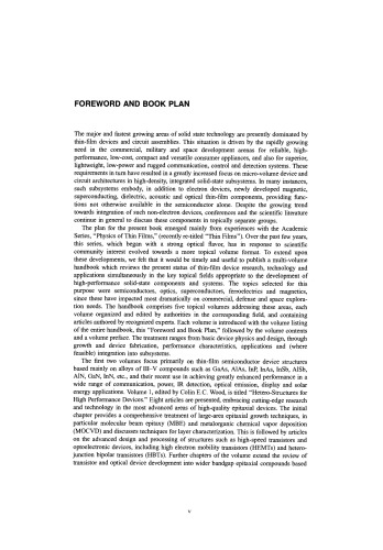 Handbook of Thin Film Devices
