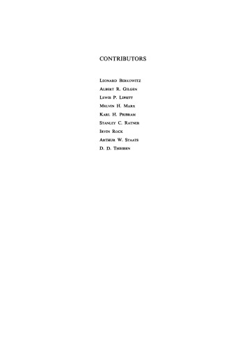 Contemporary Scientific Psychology