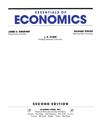 Essentials of economics