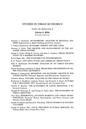 Economic Theory and the Cities