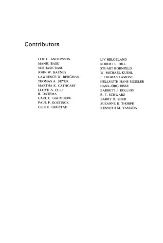 The Glycoconjugates. Glycoproteins, Glycolipids and Proteoglycans