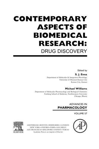 Contemporary Aspects of Biomedical Research: Drug Discovery