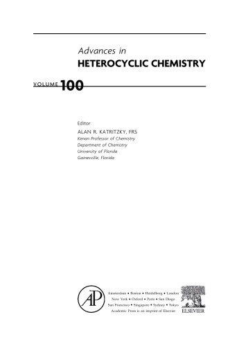 Advances in Heterocyclic Chemistry