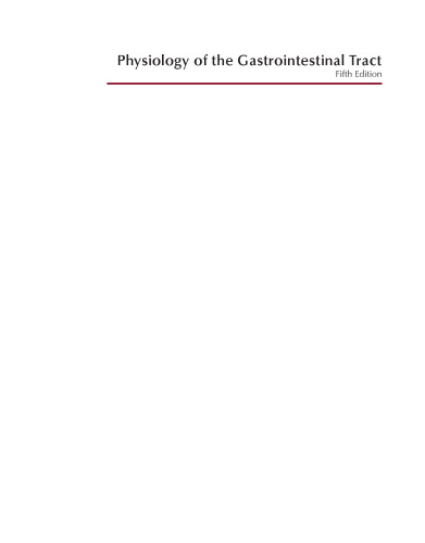 Physiology of the Gastrointestinal Tract