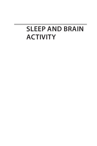 Sleep and Brain Activity