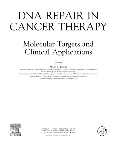 DNA Repair in Cancer Therapy. Molecular Targets and Clinical Applications