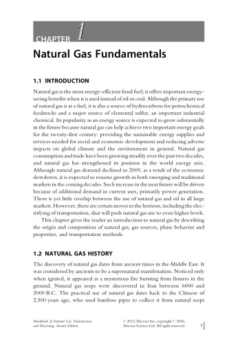 Handbook of Natural Gas Transmission and Processing