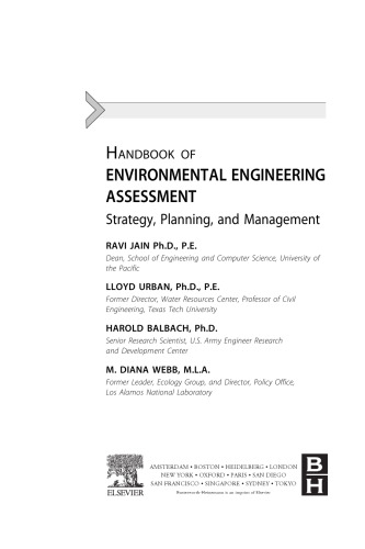 Handbook of Environmental Engineering Assessment: Strategy, Planning, and Management