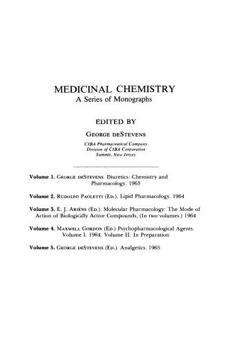 Molecular Pharmacology. The Model of Action of Biology Active Compounds