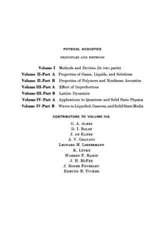Applications to Quantum and Solid State Physics, Part A