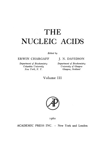 The Nucleic Acids