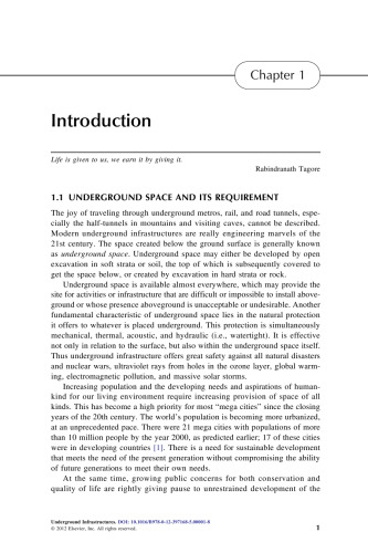 Underground Infrastructures. Planning, Design, and Construction