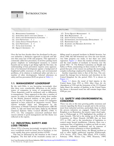 Lees' Loss Prevention in the Process Industries