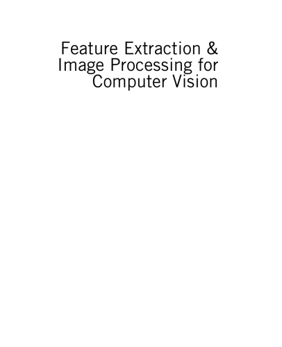 Feature Extraction Image Processing for Computer Vision