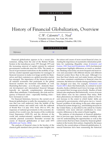 Handbook of Key Global Financial Markets, Institutions, and Infrastructure