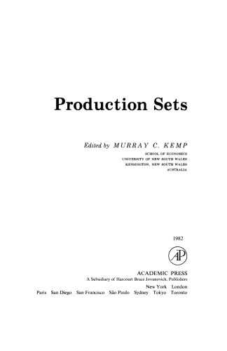 Production Sets
