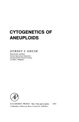 Cytogenetics of Aneuploids