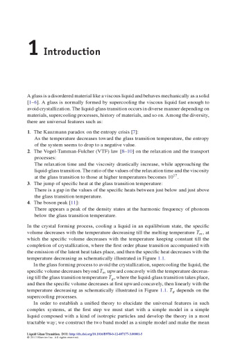 Liquid Glass Transition. A unified theory from the two band model
