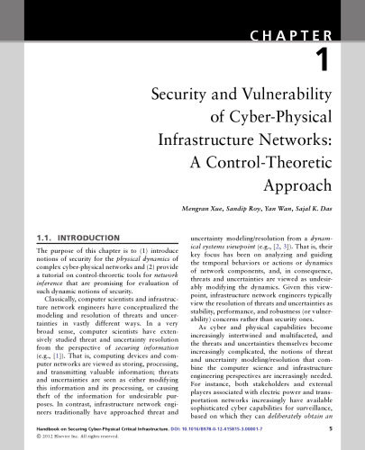 Handbook on Securing Cyber-Physical Critical Infrastructure