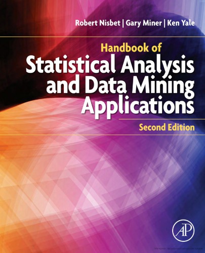 Handbook of statistical analysis and data mining applications
