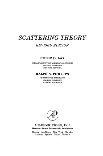 Scattering Theory
