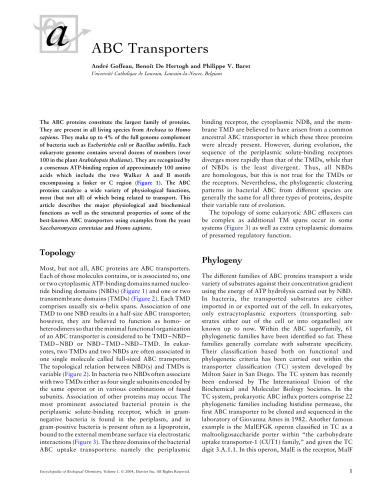 Encyclopedia of Biological Chemistry