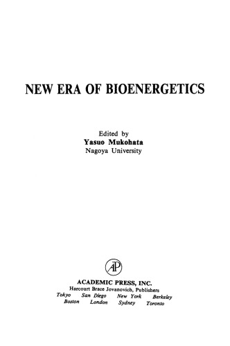 New Era of Bioenergetics