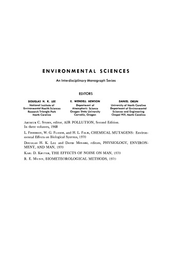 Biometeorological Methods