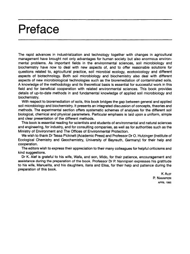 Methods in Applied Soil Microbiology and Biochemistry