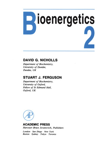 Bioenergetics 2
