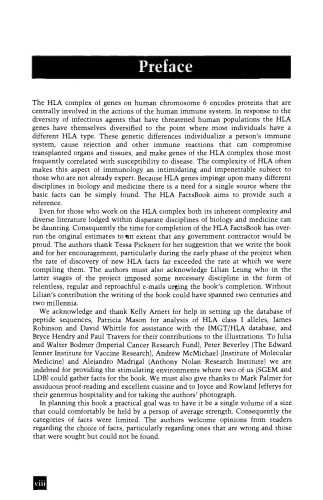 The HLA Facts: Book
