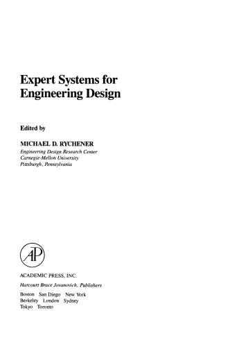 Expert Systems for Engineering Design