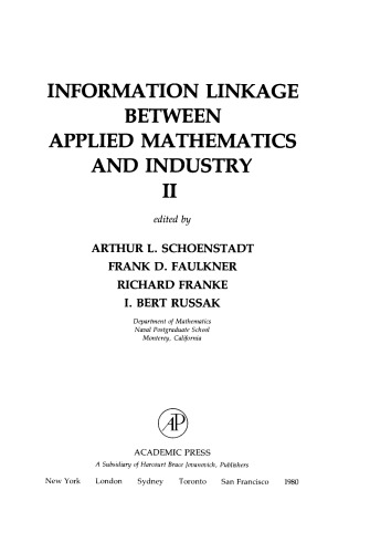Information Linkage Between Applied Mathematics and Industry