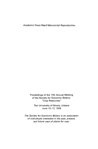 Crop Resources