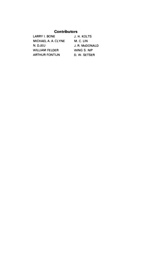 Reactive Intermediates in the Gas Phase. Generation and Monitoring