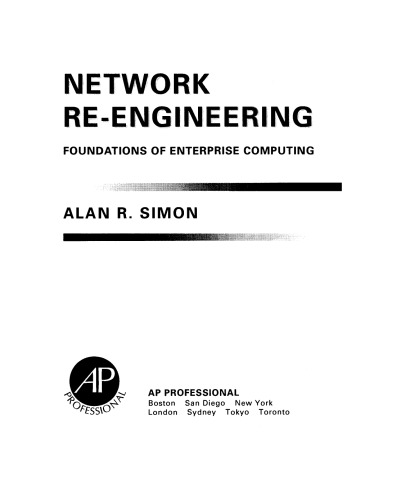 Network Re-engineering. Foundations of enterprise computing