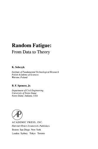 Random Fatigue. From Data to Theory
