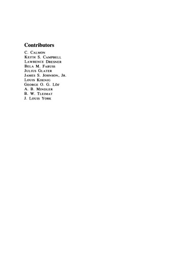 Principles of Desalination