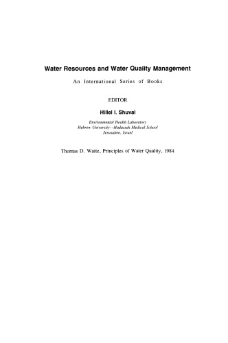 Principles of Water Quality
