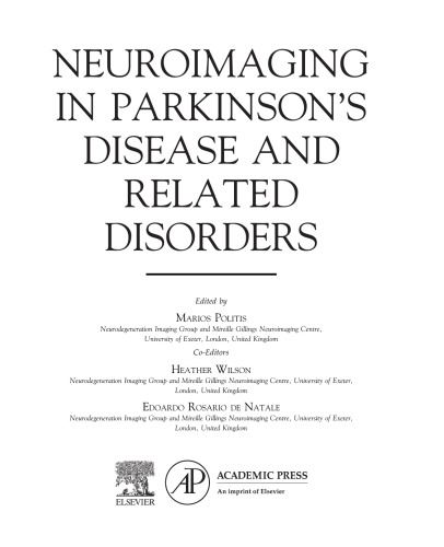 Neuroimaging in Parkinson's Disease and Related Disorders