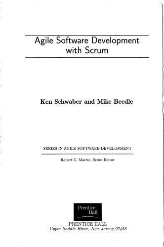 Agile Software Development with Scrum