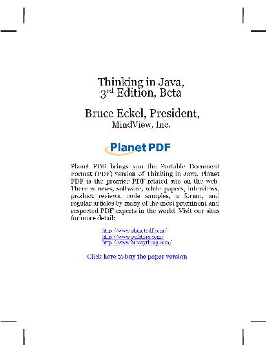 Thinking in Java