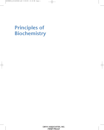 Principles of biochemistry